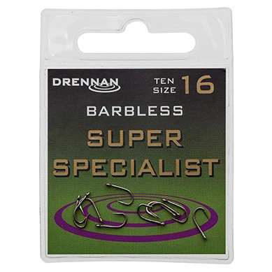 Drennan - Haken Super Specialist Barbless - Drennan 1 Drennan - Haken Super Specialist Barbless - Drennan