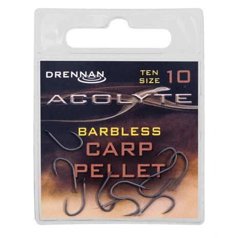 Drennan - Haken Acolyte Barbless Carp Pellet - Drennan 1 Drennan - Haken Acolyte Barbless Carp Pellet - Drennan