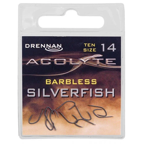 Drennan - Haken Acolyte Barbless Silverfish - Drennan 1 Drennan - Haken Acolyte Barbless Silverfish - Drennan