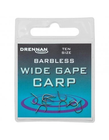 Drennan Wide Gape Carp Barbless 1 Drennan Wide Gape Carp Barbless