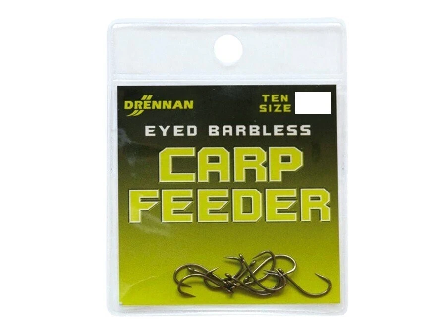 Drennan Carp Feeder Eyed Barbless 1 Drennan Carp Feeder Eyed Barbless