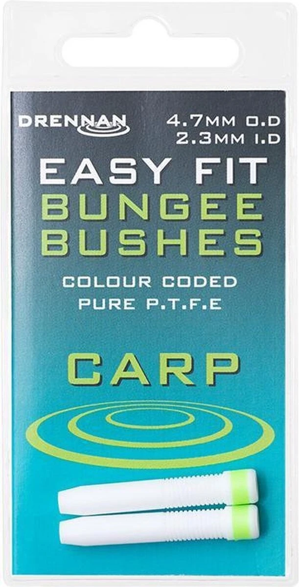 Drennan Easy Fit Bungee Bushes Carp (2.3mm ID) 1 Drennan Easy Fit Bungee Bushes Carp (2.3mm ID)