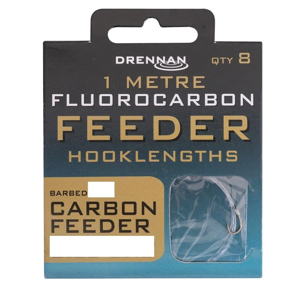 Drennan Fluorocarbon Feeder Hooklengths 100cm 1 Drennan Fluorocarbon Feeder Hooklengths 100cm