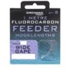 Drennan Fluorocarbon Feeder Hooklengths Wide Gape 100cm