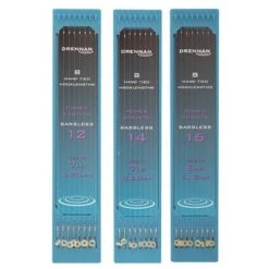 Drennan Hand Tied Hooklengths Power Bandits Barbless Haak 14 0.20mm