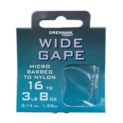 Drennan Wide Gape Hooks To Nylon