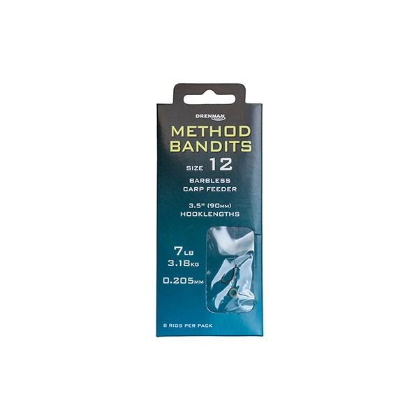 Drennan Method Bandits Carp Feeder Rigs - Barbless 1 Drennan Method Bandits Carp Feeder Rigs - Barbless